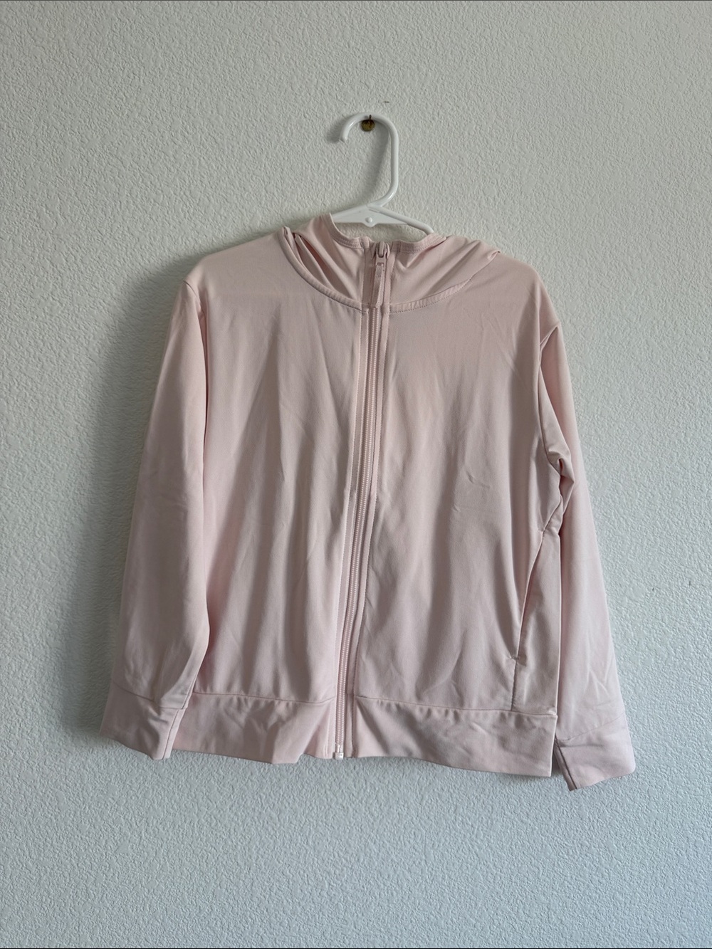 Uniqlo Light Pink kid’s Zip-Up Hooded Jacket